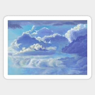 Afternoon clouds Sticker